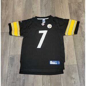 Vintage NFL Pittsburgh Steelers Ben Roethlisberger # 7 Football Jersey Youth L